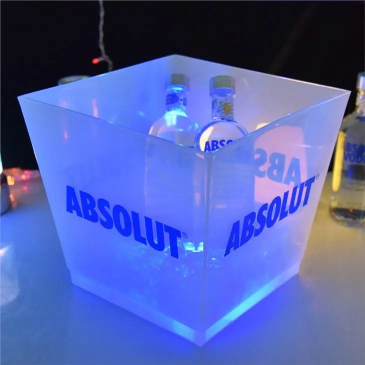 Absolut Square Glowing Ice Bucket