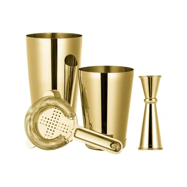 Sett ta' Nagħmlu tal-Cocktail tad-Deheb