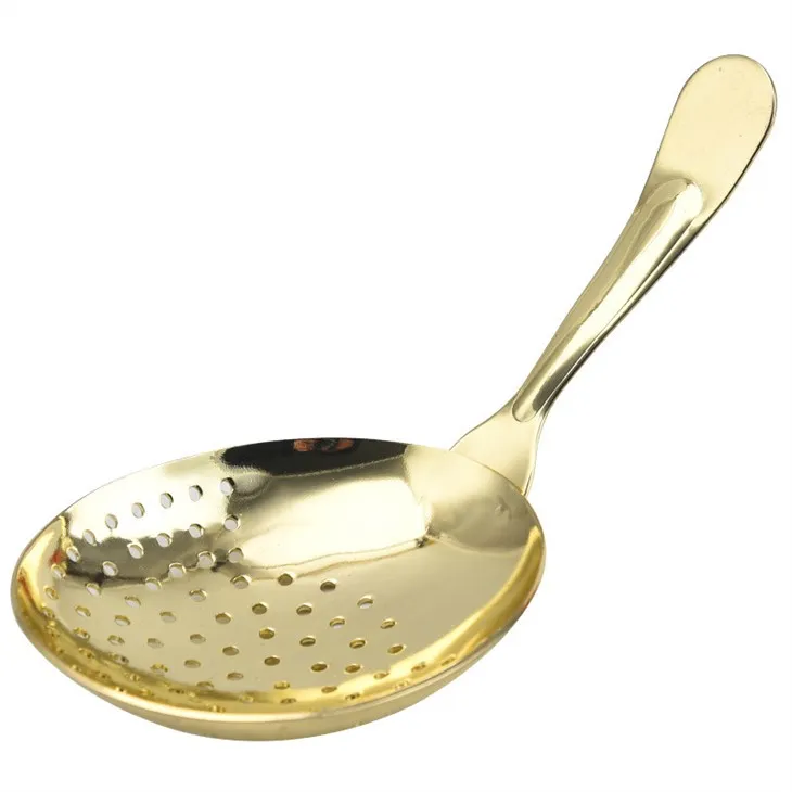 Stainless Steel Gold Julep Strainers