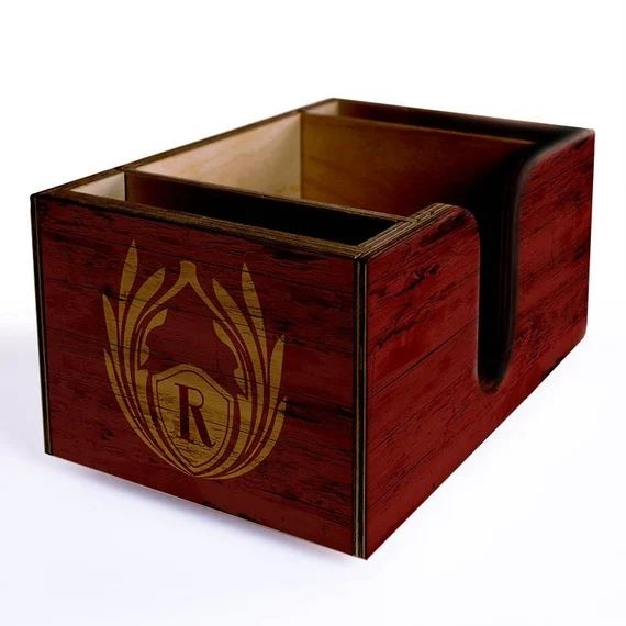 Retro Wooden Bar Caddy