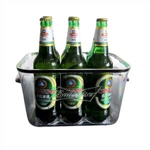 Budweiser xorb chilling tub barmil tas-silġ tal-plastik