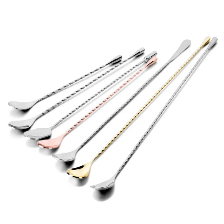 Stainless Steel Bar Mixing Spoon