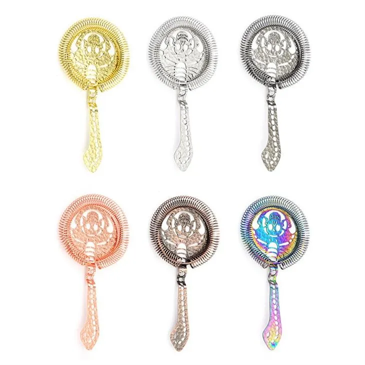 Stainless Steel Bar Strainer Għodod tal-Bar tal-Cocktail Professjonali