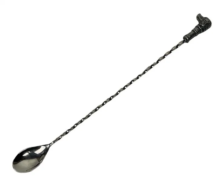 Stainless Steel Cocktail Stirrer Masher Spoon