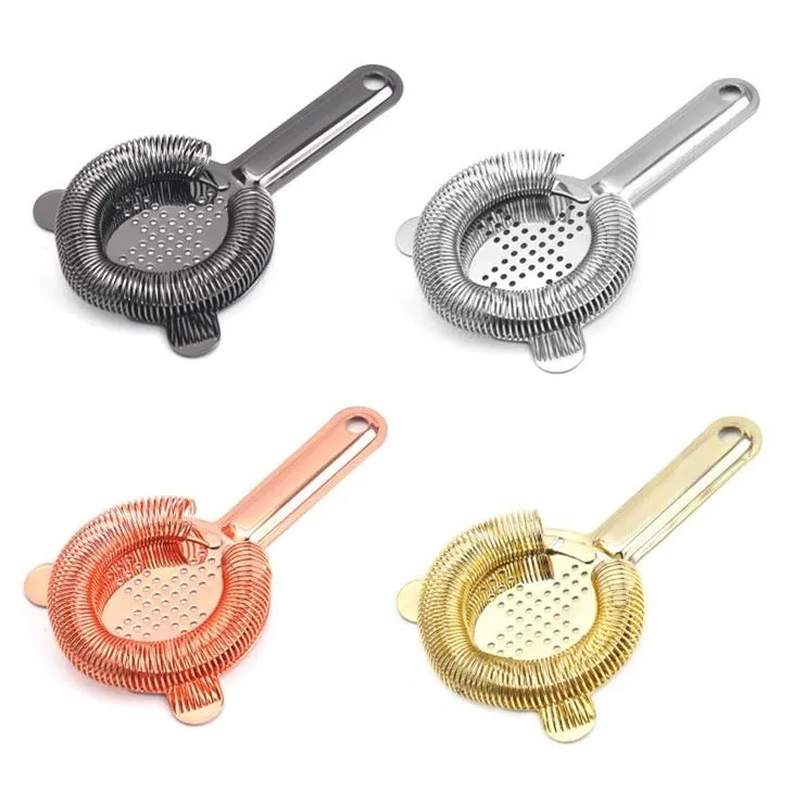 Stainless Steel Hawthorne Bar Cocktail Strainer