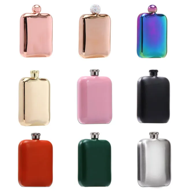 Flask tal-ġenbejn tal-whisky tal-istainless steel