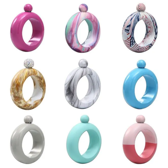 Flask tal-bracelet tal-polz tal-istainless steel